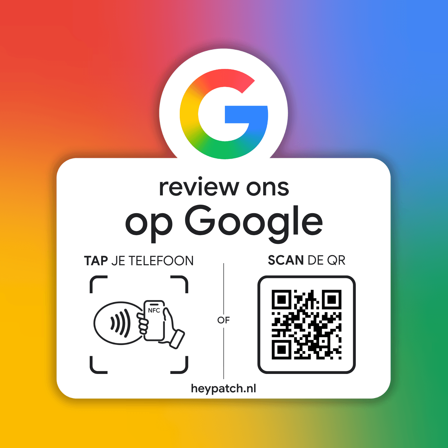 Google Review plaatje